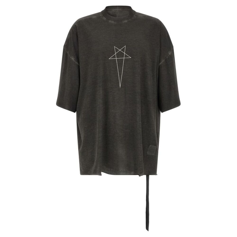 DRKSHDW Gray Cotton Men's T-Shirt